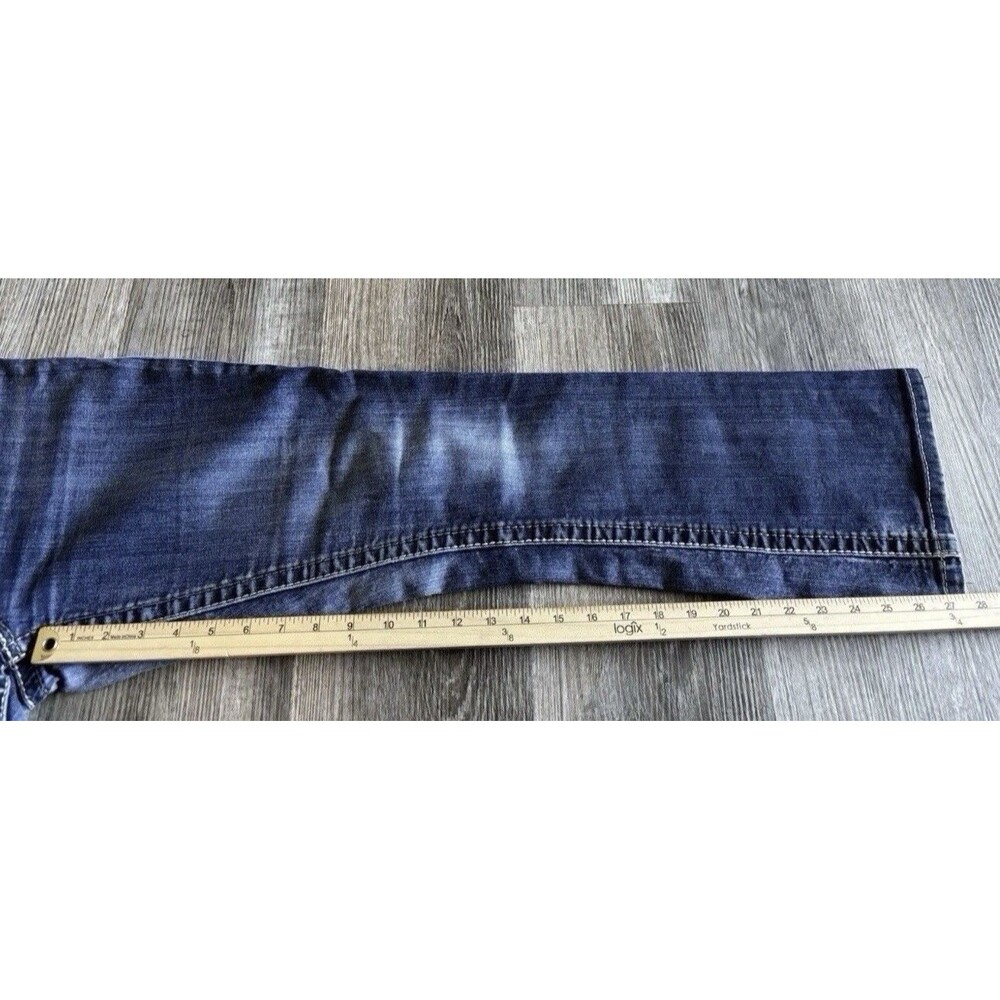 Kut From The Kloth Boot Cut Pocket Embroidered Blue Denim Jeans Women’s Size 8 - Picture 6 of 9